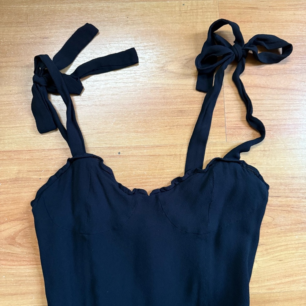 Reformation Black Mini Dress - Picture 10 of 11